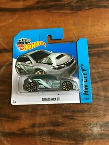 【送料無料】模型車 モデルカー スバルトレジャーハントホットホイールsubaru wrx sti treasure hunt hot wheels car 26 2014