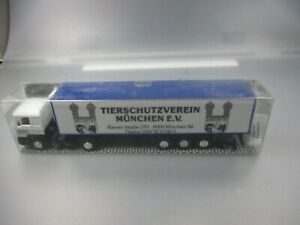 【送料無料】模型車 モデルカー アルベドローリーミュンヘンalbedo man articulated lorry animal welf..