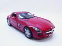 【送料無料】模型車 モデルカー ロットキンスマートメルセデスベンツモータースケールlot 28694 kinsmart mercedes benz sls amg scale red car with motor 1 3 6