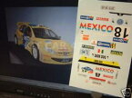 【送料無料】模型車 モデルカー デカールデカールプジョートリヴィーニョラリーメキシコdecal decals 118 peugeot 206 wrc r trivino rally mexico 2005