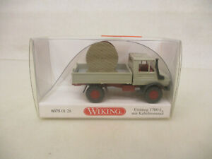 【送料無料】模型車 モデルカー ワイキングユニモグケーブルドラムx16012 wiking 187 unimog 1700 with..