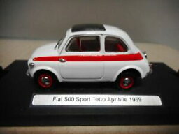 【送料無料】模型車 モデルカー フィアットスポーツテットアプリビレブルムデアゴスティーニfiat 500 sport tetto apribile 1959 brummdeagostini 143 usedsee photos