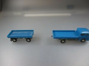 模型車 モデルカー パーモットエスペウェモデルトレーラーフラットベッドローリーpermotespewe, ddr model skoda flatbed lorry with trailer ssk38