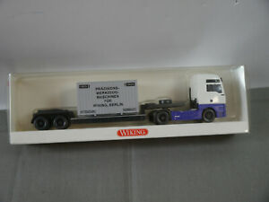 【送料無料】模型車 モデルカー ワイキングフラットベッドセミトレーラーwiking 503 02 40 flatbed semitrailer man tg a xxl 187 k11 b18