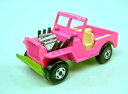 【送料無料】模型車 モデルカー マッチボックスジープホットロッドピンクイエローグリーンmatchbox sf no 02b jeep hot rod pinkyellow green