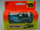 【送料無料】模型車 モデルカー ジープマッチボックスjeep 4x4 37f25i 61927 matchbox mb75