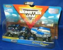 【送料無料】模型車 モデルカー モンスタージャムダブルバスソンウバトンベレジェンドmonster jam double bas confrontation so...