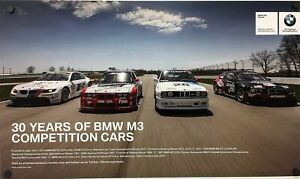 ̵Ϸ ǥ륫 ݥ󥯡륫poster 30 years of bmw m3 competition cars