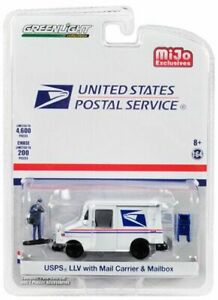 【送料無料】模型車 モデルカー グリーンライトキャリアボックスファックスgreenlight 164 usps fax wi..