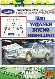 ̵Ϸ ǥ륫 ǥեɥ饢Хͥdecal ford sierra 4x4 ari vatanen 1000 lakes 1991 01