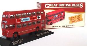 【送料無料】模型車 モデルカー グレートブリティッシュバスミッドランドレッドボックスgreat british buses? 4655126 midland red bmmo d9 176 unopened box still sealed