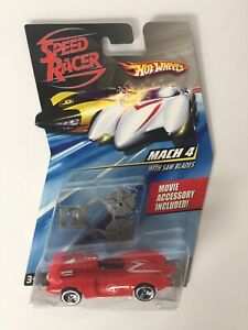 【送料無料】模型車 モデルカー スピードレーサーホットホイールマッハソーブレードムービーアクセサリ..