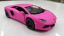 【送料無料】模型車 モデルカー ランボルギーニアヴェンタドールピンクキンスマートスケールモデルオープンドアlamborghini aventador pink ...