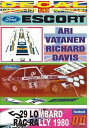 【送料無料】模型車 モデルカー デカールフォードエスコートバタネンdecal ford escort rs 1800 mkii avatanen rac r 1...