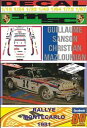 【送料無料】模型車 モデルカー デカールポルシェカレフォーギヨームサンソンモンテカルロdecal porsche 911 sc carrefour n guil...