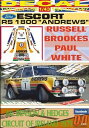 【送料無料】模型車 モデルカー デカールフォードエスコートブルックスオブアイルランドdecal ford escort rs 1800 mkii rbrooke...
