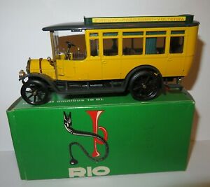 模型車 モデルカー ヴィンテージリィアットオムニバスフィレンツェトスカーナヴォルテラold vintage rio 1915 fiat omnibus 18 bl firenze tuscany volterra 143 ref 20