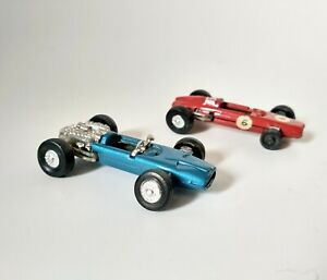 【送料無料】模型車 モデルカー クーパーマセラティフェラーリレースカー2 vtg cooper maserati 6201 amp; ferrari 6207 formula one race car made in hong kong
