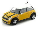 【送料無料】模型車 モデルカー ミニクーパーイエローモデルスケールコレクティブルbburago 124 mini cooper s, yellow model ...
