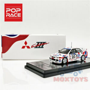 【送料無料】模型車 モデルカー ポップレース×ランサーエボリューションラリーpoprace x inno64 164 mitsubishi lancer evolution iii 28 hkbj 555 rally 1996