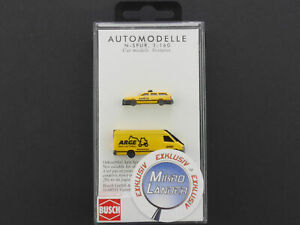 【送料無料】模型車 モデルカー ブッシュパサートスプリンターカーワークショップアルジボックスbusch ..