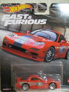 【送料無料】模型車 モデルカー フルフォースマツダワイルドスピードワイスピホットホイールhw full force 95 mazda rx7 wild speed weispi fast furious hot wheelsのサムネイル