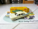 dodge royal sedan 191 dinky toys atlas 143 with box and bookletダッジロイヤルセダンディンキーアトラスボックス※注意※NYからの配送になりますので2週間前後お時間をいただきます。人気の商品は在庫が無い場合がございます。ご了承くださいませ。サイズの種類の商品は購入時の備考欄にご希望のサイズをご記載ください。　携帯メールでの登録ですと楽天からのメールが届かない場合がございます。