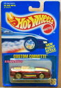【送料無料】模型車 モデルカー ホットホイールブラウカルテカスタムコルベットロットバッドカルテhot wheels 1989 blau karte custom corvette 66 rot bad karte 10 w(3)