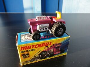 模型車 モデルカー マッチボックストターミントmatchbox mod tractor nr 25 mint