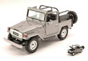 【送料無料】模型車 モデルカー トヨタオープンシルバーモデルモーターマックスtoyota fj40 open 1960 silver 124 model motormax