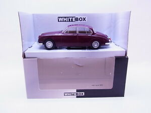 【送料無料】模型車 モデルカー ホワイトボックスジャガーダークレッドモデル65950 whitebox jaguar wb124029 mkii 1960 dark red model 124 emb orig