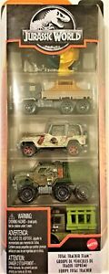 【送料無料】模型車 モデルカー マッチボックスジュラシックワールドトータルトラッカーチームパック
