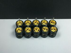 【送料無料】模型車 モデルカー ロットセットホットホイールスポークゴールドショートラバータイヤリアルライダーズrl03 lot 5 set hot wheels 164 5 spoke gold short,rubber tires real riders