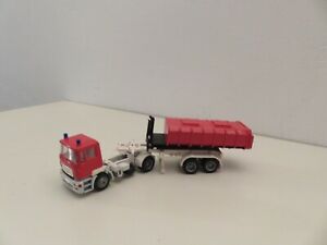 模型車 モデルカー herpa man fire enable roll container articulated lorry handmade model