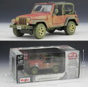 【送料無料】模型車 モデルカー マイストジープラングラールビコンモデルモデルmaisto 127 jeep wrangler rubicon alloy mod...