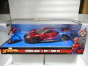 【送料無料】模型車 モデルカー フォードスパイダーマンジャダford gt 2017 amp; spiderman 124 jada toys