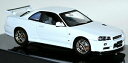 【送料無料】模型車 モデルカー スカイラインスペッククーペホワイトオートアートnissan skyline r34 gtr vspec ii coupe 199...