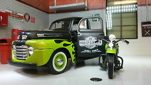 ̵Ϸ ǥ륫 졼ȥޥȥեɥϡ졼ӥåɥǥlgb 124 escalate maisto 32171g 1948 ford f1 amp; harley davidson modelo fundido