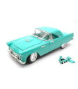 【送料無料】模型車 モデルカー フォードサンダーバードターコイズford thunderbird 1955 turquoise 118