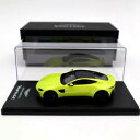 【送料無料】模型車 モデルカー アストンマーティンヴァンテージライムエスセンスコレクション143 aston martin vantage 2018 lime essense limited edition collection(3)