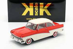 【送料無料】模型車 モデルカー フォードタヌスモデルレッドホワイトスケールford taunus 17m p2 model 1957 redwhite 118 kkscale