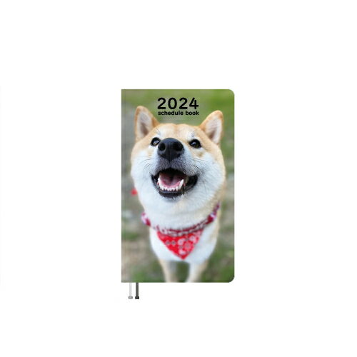 【予約販売】 柴犬のこさめ 2024年 ポケットサイズ スケジュール帳 PO24059