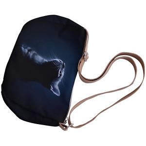 【送料無料】メッセンジャーキャンバスクロスボディビーチバッグcat kitten messenger canvas cross body beach bag p50 y0586