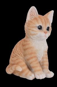 【送料無料】猫　ネコ　キャット　置物　ペットパルジンジャーvivid arts pet pals ginger kitten resin ornament