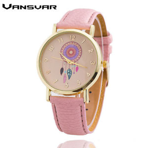 【送料無料】腕時計 ウォッチファッションキャッチャーレディースリアルタイムオビドス…vansvar brand women fashion dreamcatcher watch ladies quarzt watches relogio
