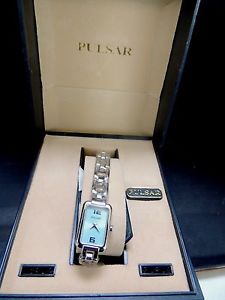 【送料無料】腕時計 ウォッチパルサーステンレススチールペグpulsar womans stainless steel watch peg607