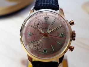 【送料無料】腕時計　ウォッチビンテージレアシミエールスポーツクロノグラフvintage rare amp; curious cimier sport chronograph from the 60ties, nos condition