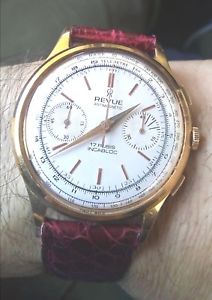 【送料無料】腕時計 ウォッチスプレンディードアンティクロノグラフsplendido antico chronografo revue macchina valjoux 23 anni 50