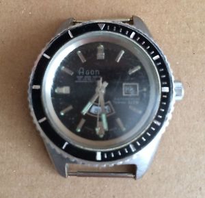 【送料無料】腕時計　ウォッチビンテージヴィンテージダイバーウォッチagon vintage diver watch * for parts* taucheruhr vintage