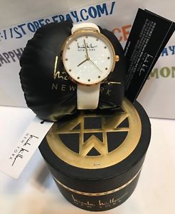 【送料無料】腕時計　ウォッチニコールミラーニューヨークブランドウォッチnicole miller york womens white leather 35mm watch ny50246001 brand